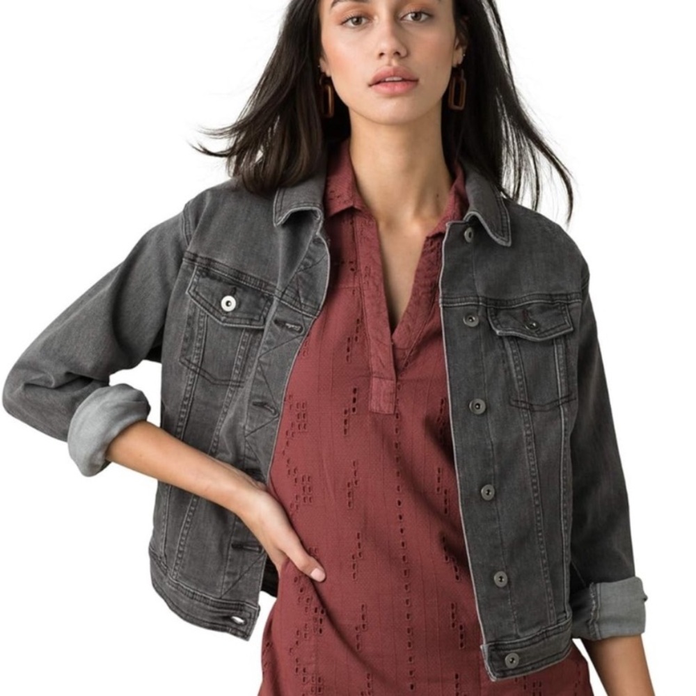 Prana Gray Abbot Jean Jacket - Picture 2 of 5